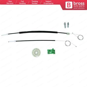 Bross Auto-onderdelen BWR683 Elektrische Ruitbediening Regulator Reparatie Kit Voor Rechts Deur Voor Peugeot 306 4/5 Deur 1994-2002