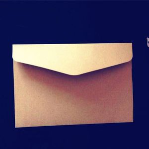 10 Stks/partij Vintage Blanco Kraftpapier Enveloppen Diy Decoratieve Envelop School Kantoorbenodigdheden
