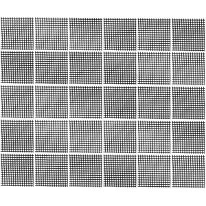 AA99 -30Pcs Plastic Bloempot Gat Mesh Pad Bonsai Bodem Rooster Mat, 2X2Inch