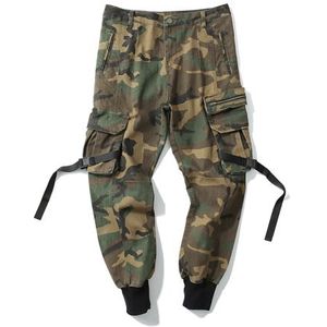 high street Broek cargo camouflage broek Hiphop Mode legergroen joggers joggingbroek HIPHOP joggers Broek