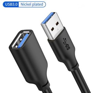 Cabletime Usb Verlengkabel Usb 3.0 Kabel 5Gbps Voor Smart Tv PS4 Xbox Een Ssd Usb Extender Data Cord usb Adapter N313