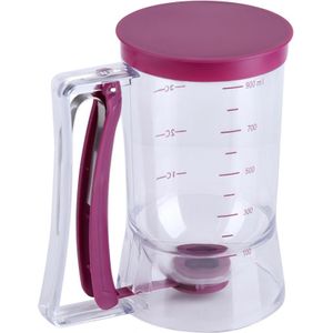 Pannenkoek Cupcake Batter Dispenser Tool Voor Cupcakes Muffins Kruipt Cake Belgische Wafels Cup Met Meten Label Bakken Accessoire