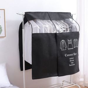 Draagbare Familie Kleding Cover Opknoping Garment Bag Dust Proof Kleding Cover Jassen Jurk Closet Opslag