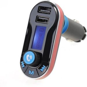 Draadloze Multifunctionele Handsfree Car Kit/ Adapter Fm-zender/Bellen/MP3 Speler Dual Usb-poorten Voor Telefoon Power
