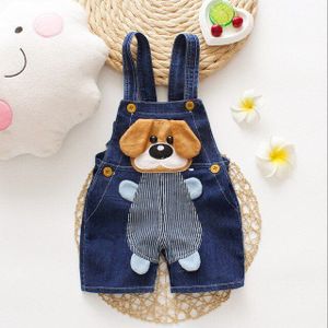 1 2 3T Baby Kleding Jongens Meisjes Jeans Overalls Shorts Peuter Denim Rompertjes Leuke 3D Cartoon Hond Bebe Broek zomer Bib Kleding