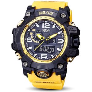 Luxe Elektronische Horloge Mannen Led Digitale Outdoor Sport 3Bar Waterdichte Multifunctionele Наручные Часы Sport Shock Horloges