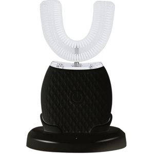 360 Graden Intelligente Automatische Sonic Elektrische Tandenborstel Usb Oplaadbare Ultra Sonic U Vorm 4 Stijl Timer Blauw Licht