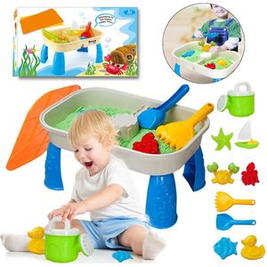 Zomer Outdoor Strand Zandbak Speelgoed Zand Emmer Water Wiel Tafel Play Set Speelgoed Kinderen Leren Onderwijs Speelgoed Baby Verjaardag