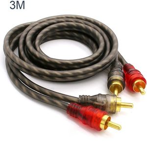Audio Kabel Koper Audio Cord Line Versterker Gevlochten Kabel Voor Auto Audio Systeem