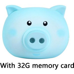 8G/16G/32G Geheugenkaart Digitale Camera 1200W Pixel 2.3 Inch Hd Screen Sport hd Camera Cartoon Mini Pig Slr Speelgoed