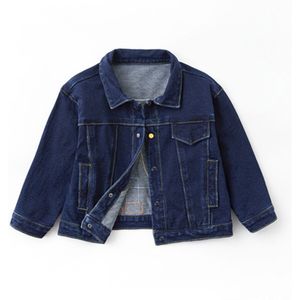 Peuter Kids Meisjes Denim Jean Fall Jacket Button Jas Uitloper Tops Uitloper 1-6Y Ondersteuning