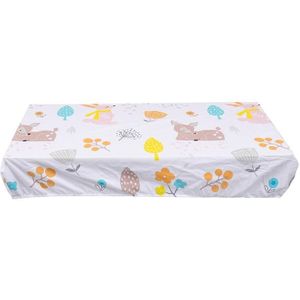 1Pc Cartoon Laken Wieg Laken Pure Katoen Voorzien Sprei Anti-Slip Bed Cover Voor Crib Elastische band