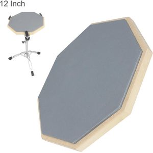 12 Inch Rubber Houten Domme Drum Praktijk Training Drum Pad Voor Jazz Drums Oefening Voor Slaginstrumenten Onderdelen &amp; Meubi