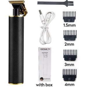 Elektrische Tondeuse Tondeuse Kapper Kapsel Usb Oplaadbare Baard Trimmer Mannen Cordless Haar Snijmachine