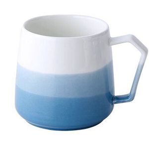 Nordic Stijl Eenvoudige Huishoudelijke Keramische Water Koffie Thee Cup Kleur Doordrenkte Koffie Reizen Mok La Hua Schotel Set Kopjes en Mokken Drinkware