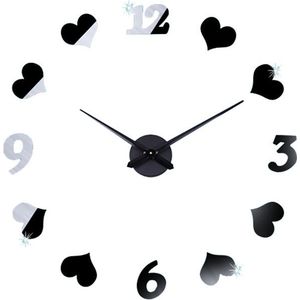 Reloj De Pared Diy Wandklok 3D Spiegel Oppervlak Sticker Home Office Decor Klok Часы Настенные Часы На Стену Duvar saati Horloge