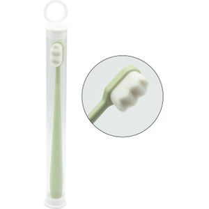 1Pc Ultra-Fijne Tandenborstels Met Doos Reizen Outdoor Gebruik Orale Cleaning Milieuvriendelijke Antibacteriële Oral Care Tools