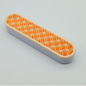 Plank Make-Up Borstel Nail Pen Holder Display Stand Rack Borstel Opslag Case Siliconen Organisator Drogen Plank Voor Make-Up Borstel