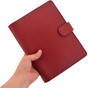 T Puncher Notebook Paddestoel Gat Planner Cover A5 B6 Rood Zwart Blauw Business Journal Dagboek