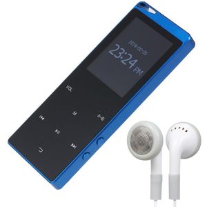 Draagbare MP3 Digitale Muziekspeler Tf Card Touch Knop Fm Radio Ondersteuning Bt Met 3.5 Mm Hoofdtelefoon Oplaadbare Batterij