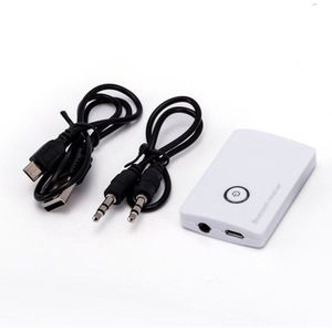 BM-E13 Home Auto Draadloze Bluetooth Receiver Audio Adapter Met 3.5Mm Wit