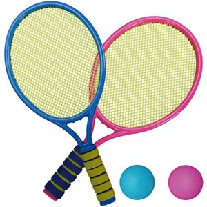 1 Set Tennisracket Voor Kids Tenis Bal Lichtgewicht Childern Training Tennis Set Indoor Speelgoed Outdoor Speeltoestellen Voor Kinderen