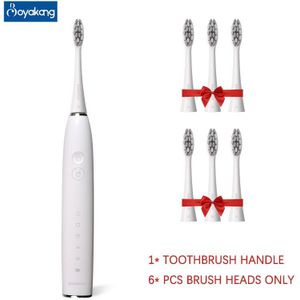 Bayakang Smart Sonic Elektrische Tandenborstel Smart Timing 5 Modi IPX8 Waterdicht Dupont Britles Usb Charger Volwassen
