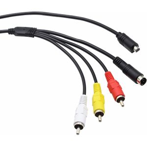 Av A/V Tv Video Kabel Cord Lead Voor Sony Camcorder Handycam DCR-HC3E DCR-HC40 DCR-HC40/E DCR-HC40E DCR-HC42