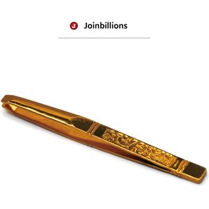 Staal Wenkbrauw Pincet Beauty Care Tool Van Kleur Plating