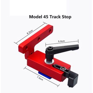 1 stuks T-tracks Standaard Aluminium Slot Mijter Track Jig Armatuur voor Router Tafel Bandsaws 30/45 Track Stop Houtbewerking DIY Tool