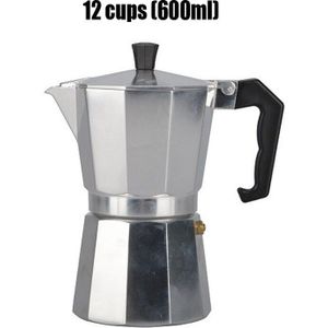 Moka Pot Italiaanse Koffie Machine Espresso Aluminium Geiser Koffiezetapparaat Waterkoker Latte Kachel Klassieke Coffeeware Barista Accessoires