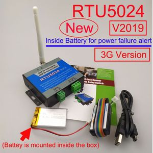 RTU5024 3G/gsm relais sms call afstandsbediening gsm gate opener schakelaar Oplaadbare batterij binnen voor power falen alert