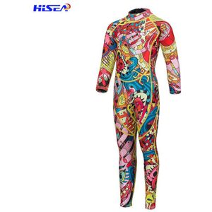 Hisea 0.5 Mm Lycra Kinderen Lange Mouwen Wetsuit Surf Kleding Fall Badpak Eendelig Badpak Meisje Zwemmen Pak kids