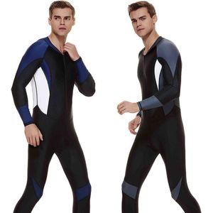 Rash Guard Upf 50 + Uv Zonwering Voor Mannen Lycra Een Stuk Duikpak Volledige Wetsuit & Ademend Sport Dive skins Voor Snorkel