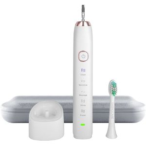 Sarmocare Elektrische Tandenborstel Voor Volwassenen Usb Sonic Oplaadbare Tanden Borstels Met 3 Vervanging Heads Smart Timer Waterdicht