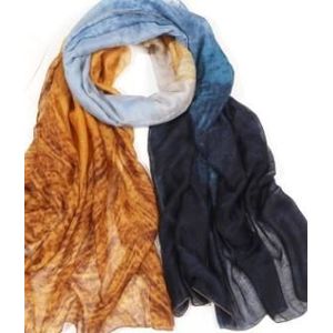 Mooie Gradiënt Kleur Print Sjaals En Sjaals Lange Zachte Ombre Sjaal Wrap Hijab 8 Kleur