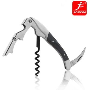 Jafon Wijn Corkscrew Flesopener Inlay Hout In Bar Accesoires Of Keuken Gereedschap In Roestvrij Staal