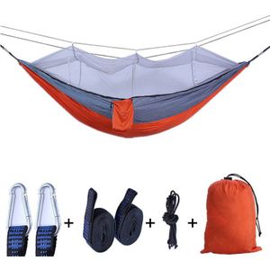 Dubbele Hangmat Outdoor Draagbare Ultralight Tent Met Klamboe Luie Stoel Camping Tent Parachute Hangmat