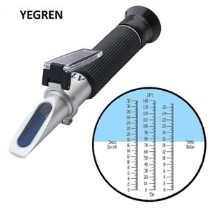 Oe Wijn Refractometer Vruchtensap Brix Meter Kmw Babo Mas Sacch Tester Voor Fruit Wijn Suiker Concentratie Test