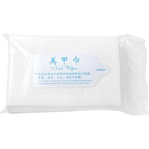 Draagbare 500/600Pcs Make Katoen Nagellak Remover Handdoek Wegwerp Hard/Zachte Katoenen Doek Nagels Pads papier