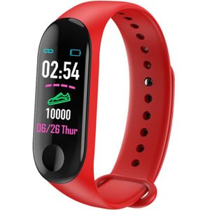 M3 Band Smart Braelet Bloeddrukmeter Hartslag Fitness Tracker Smart Horloge Stap Waterdichte Running Walking Stappenteller