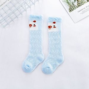 Kinderkleding Zomer Dunne Mesh Jongens En Meisjes Anti-Muggen Sokken Panda Pop Drie-Kleur Combinatie Serie