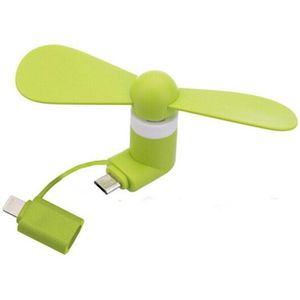 2 In 1 Mini Zachte Telefoon Ventilator, geschikt Voor Xiaomi Mobiele Telefoon En Apple Android Mini Handheld Cooling Mobiele Telefoon Ventilator
