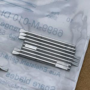 Bergeon 30081 6899 Roestvrij Steell Micro Platte Schroevendraaier Hoofd Schroef Tip Enkele Prijs