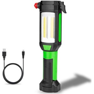 Draagbare Lantaarn Led Verlichting Hook Magneet Camping Lamp Cob Usb Oplaadbare 18650 Zaklamp Fakkel Waterdicht Hoogtepunt