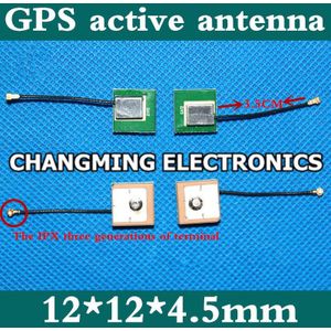 GA12 GPS actieve antenne 12*12*4.5mm Ingebouwde GPS antenne Smart dragen horloges Q50 positionering (werken 100% ) 5 STKS