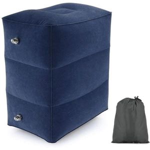 Pvc Opblaasbare Reizen Kussen Voetsteun Kussen Kinderen Vliegtuig Slaap Bed Auto Hoogte Verstelbare Volwassen Vlucht Slapen Rust Kussen