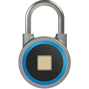 Smart Vingerafdruk Bluetooth Hangslot multifunctionele Waterdichte Deurslot Mobiele App Controle GPS Track Keyless Hangslot Kast Lock