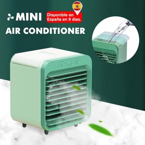 Mini Draagbare Airconditioner Luchtbevochtiger Met Water Tank Luchtkoeler Usb 3 Snelheden Koelventilator Airconditioning Voor Home Office 5V