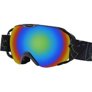 Grensoverschrijdende Verkoop Skibril Dubbele Laag Anti-Fog Cocker Bijziendheid Anti-Sneeuw-Blind Winddicht Zand eye-Bescherming Goggles Ski